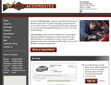 Tablet Screenshot of crzauto.com